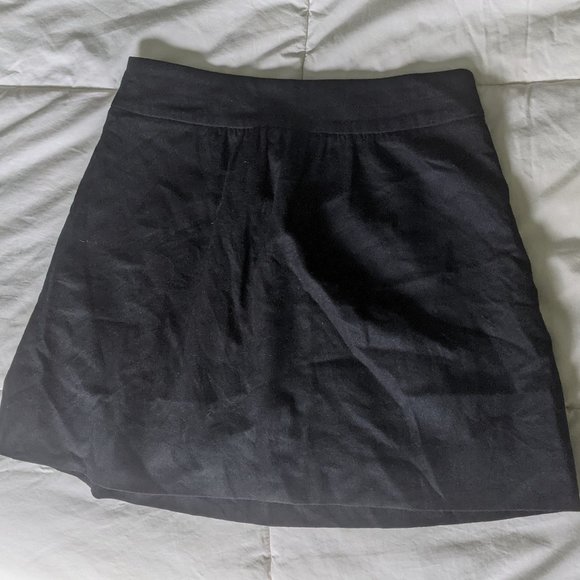 J Crew Black Wool Mini Skirt - Picture 4 of 4